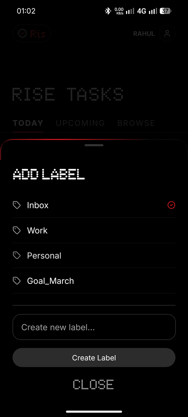 Add Label