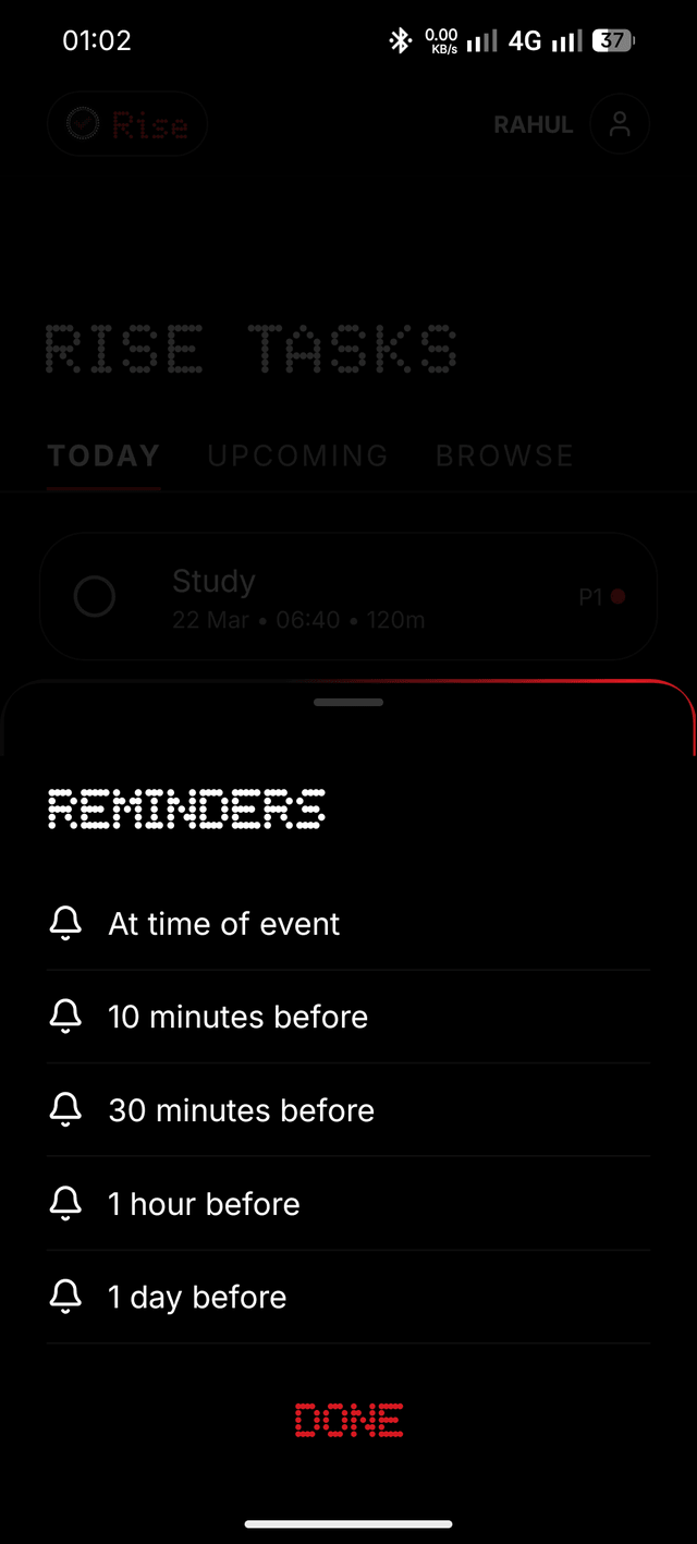 Set Reminder